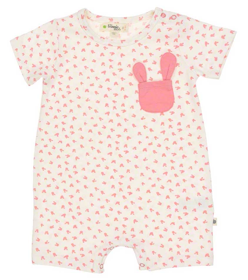                                                                                                                                                   Bunny Playsuit - Pink