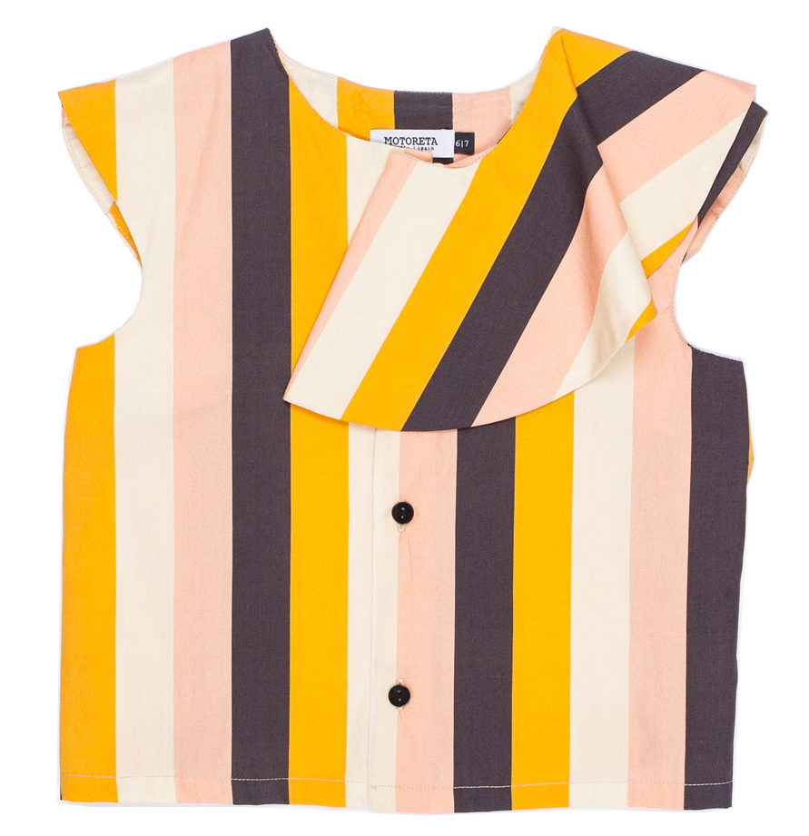                                                                                      Stella Crop Top - Colour Stripes