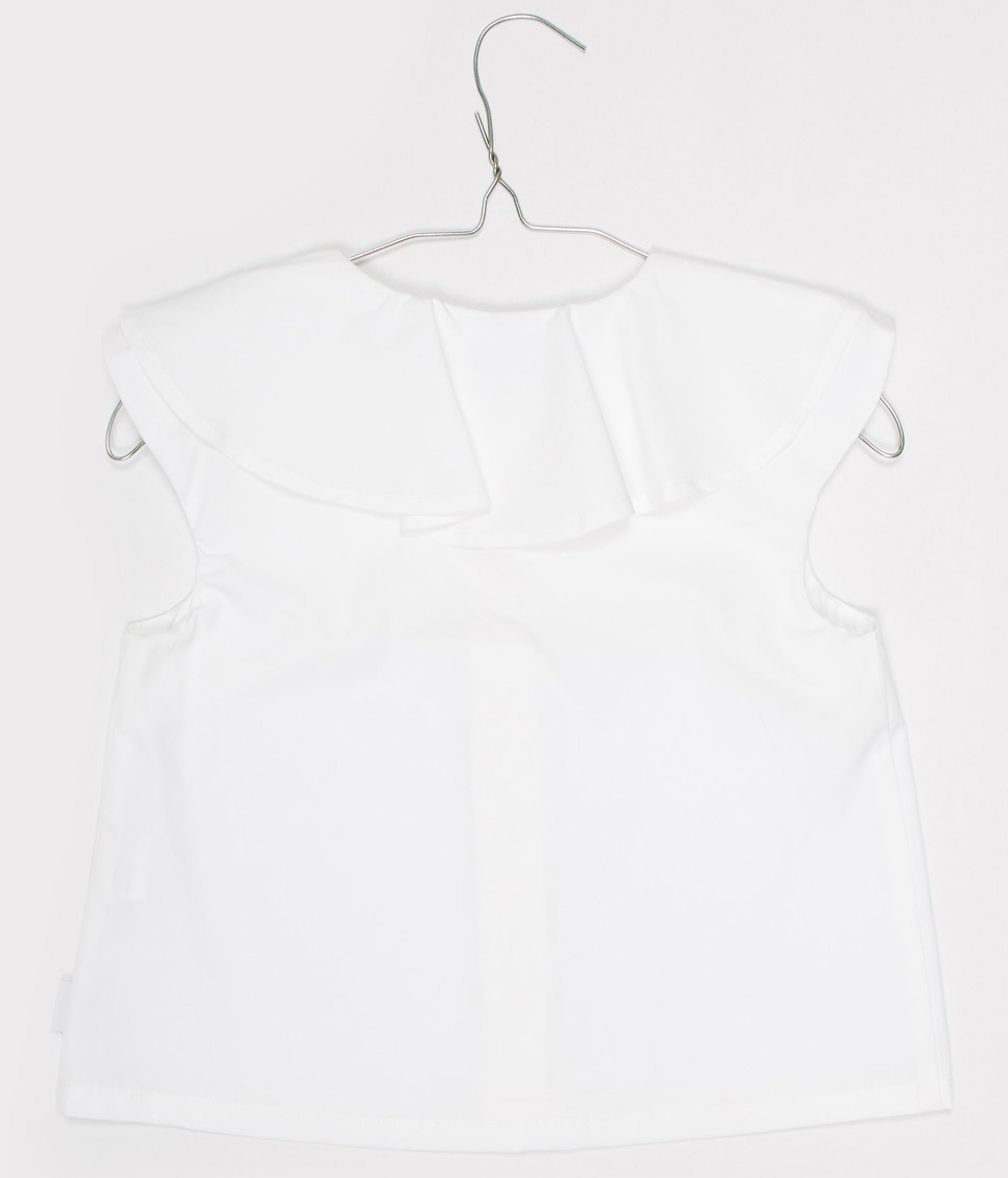                                                                                      Stella Crop Top - White