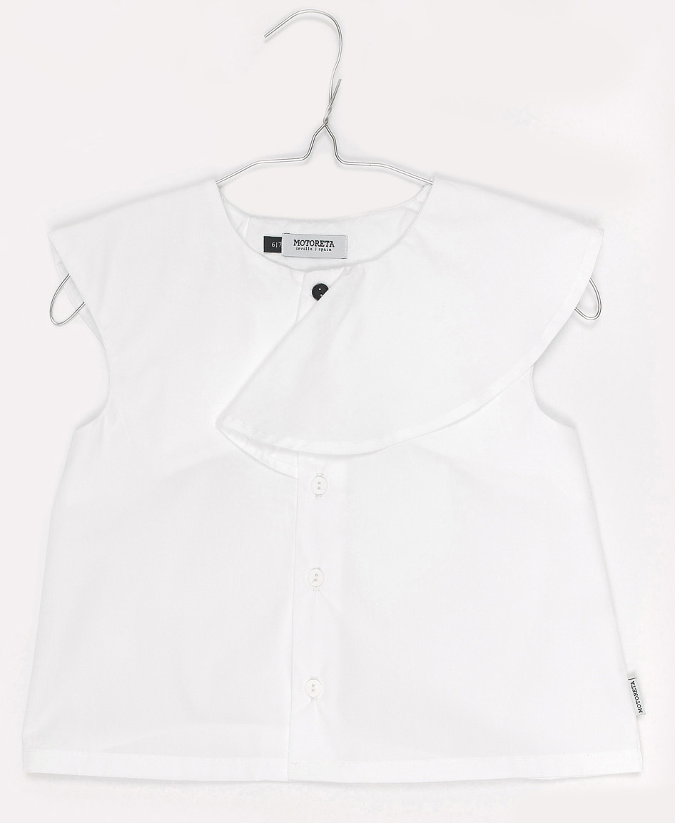                                                                                      Stella Crop Top - White