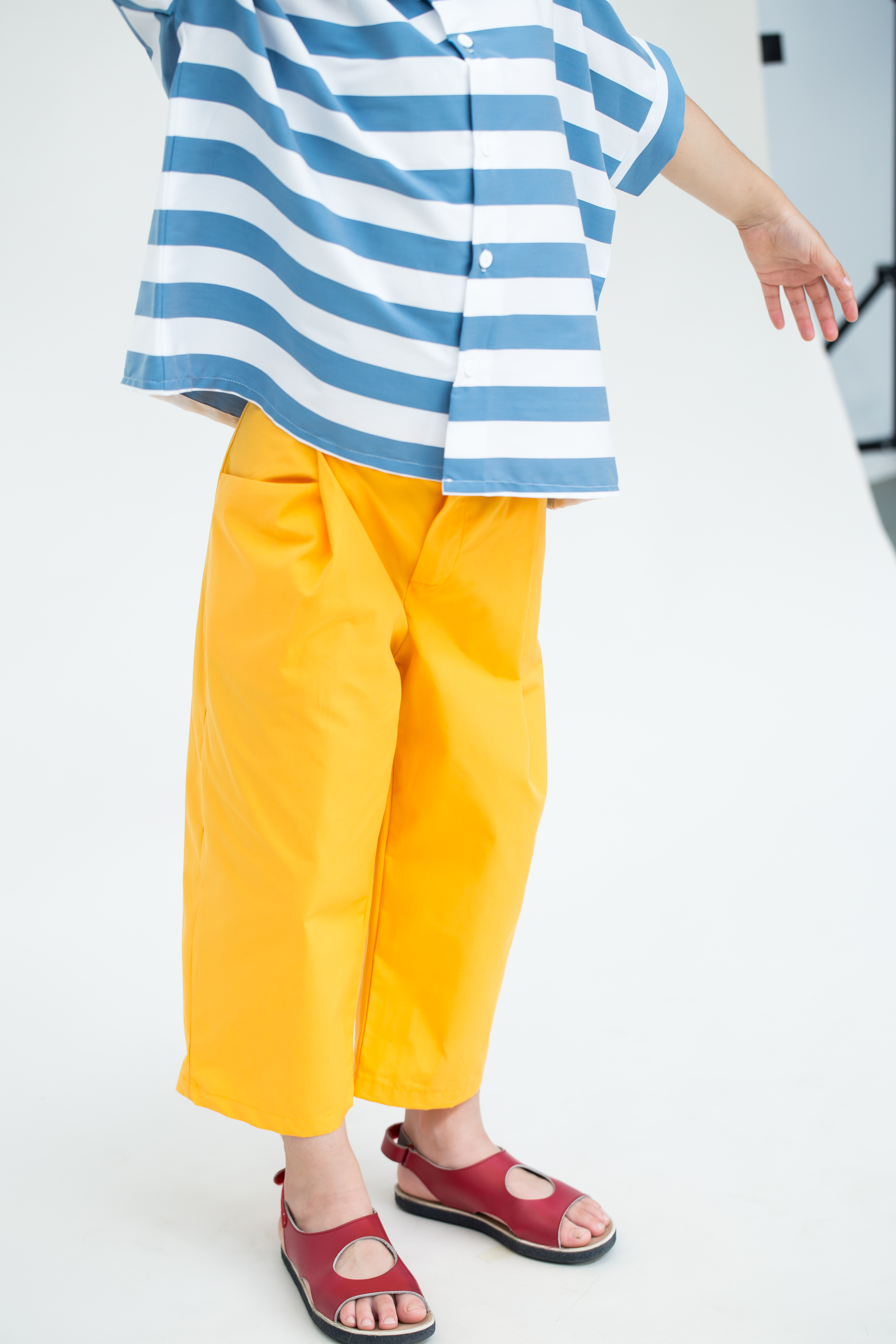                                                                                                                       Relaxed Pants - Yellow