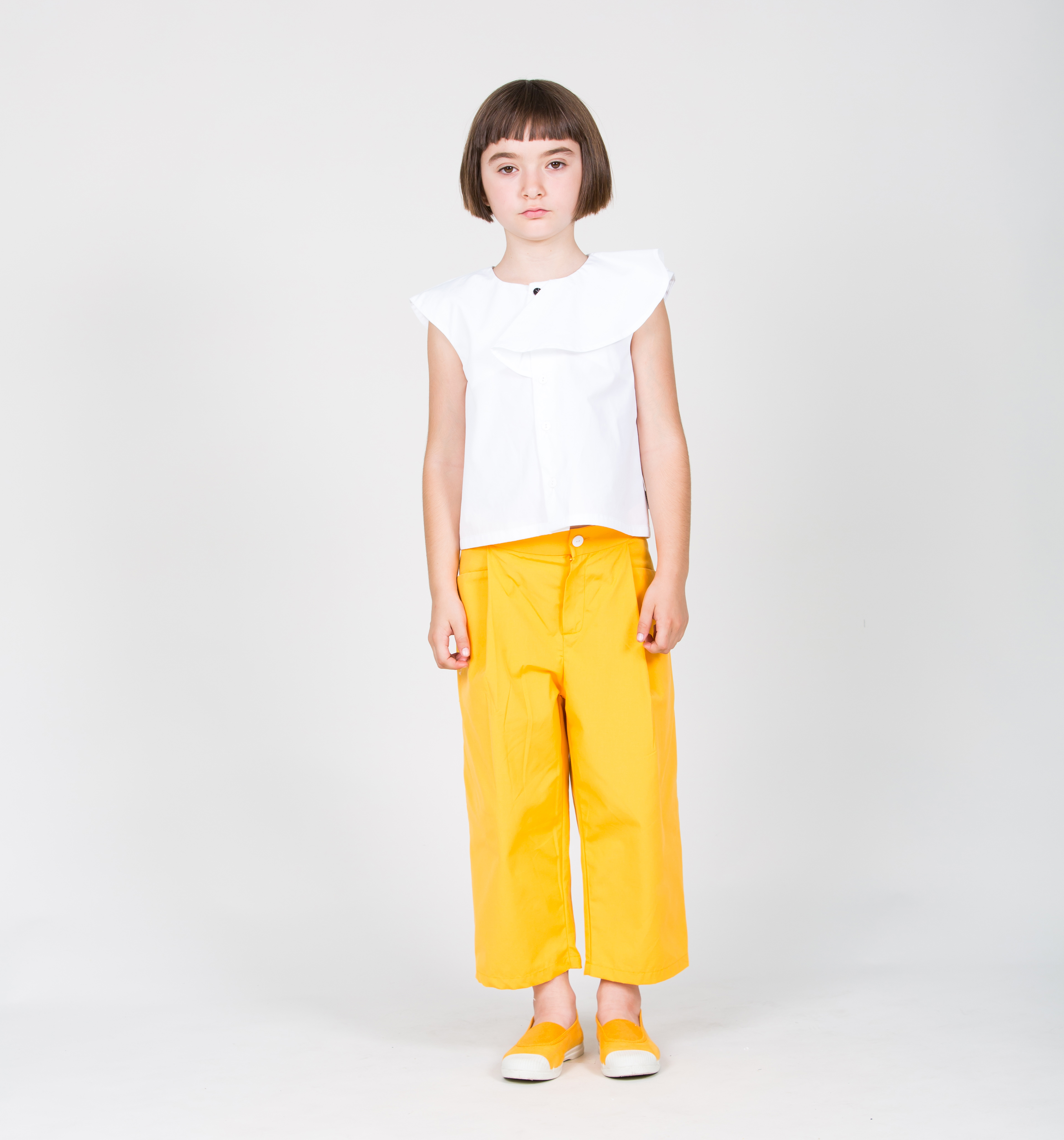                                                                                                                      Relaxed Pants - Yellow