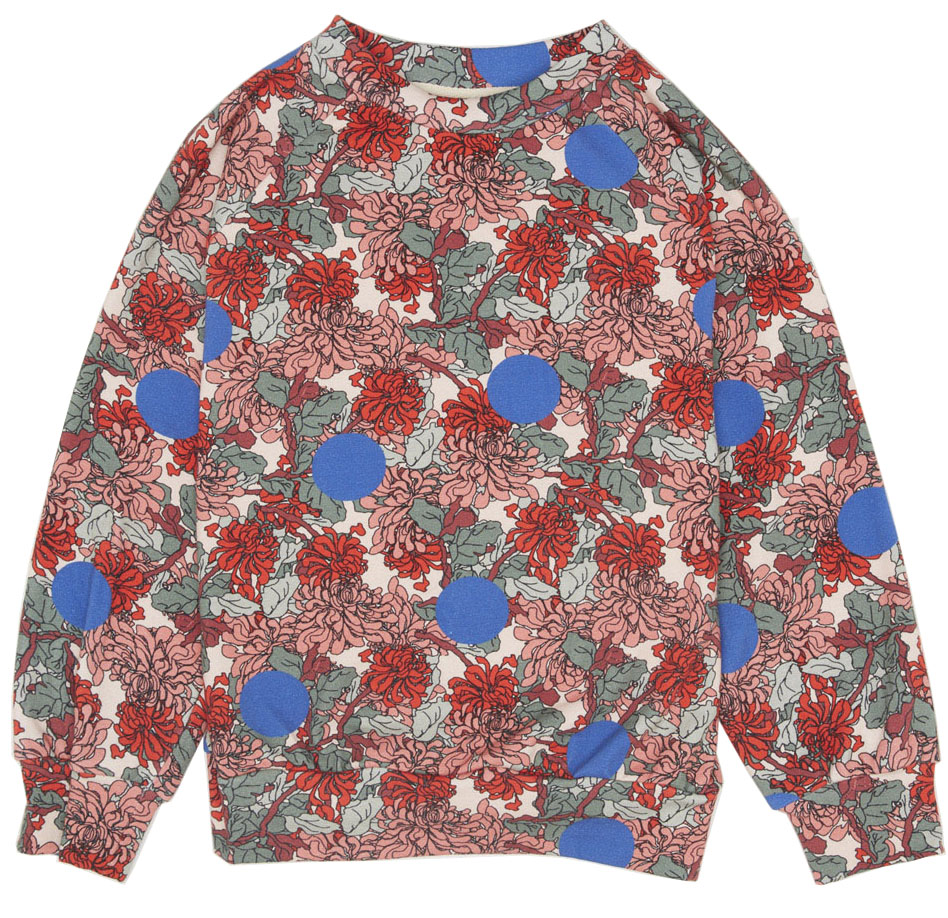                                                                                                  Floral Dot sweatshirt