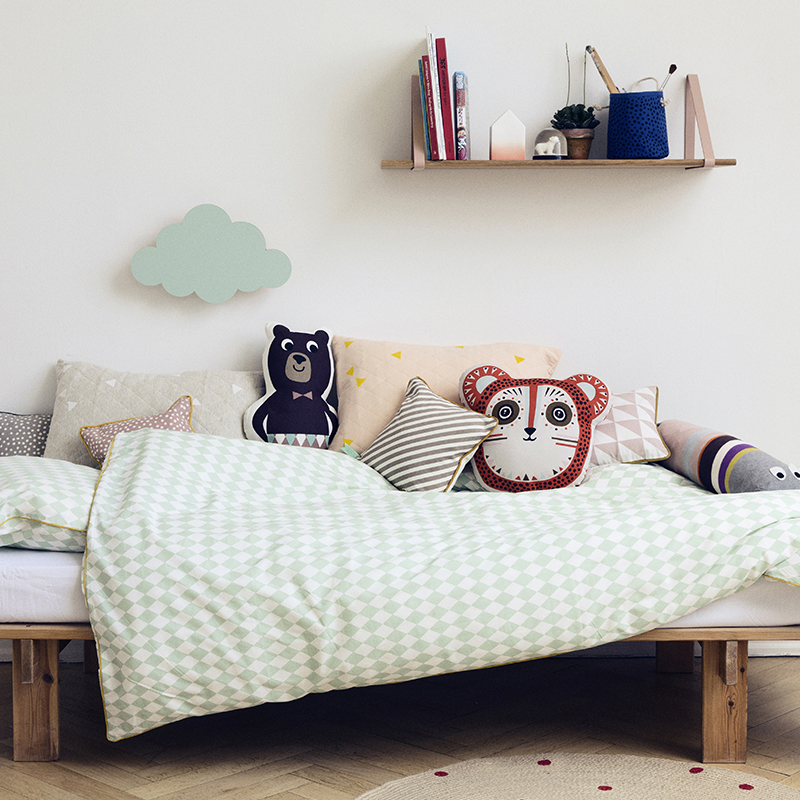 Billy Bear Cushion - Orange