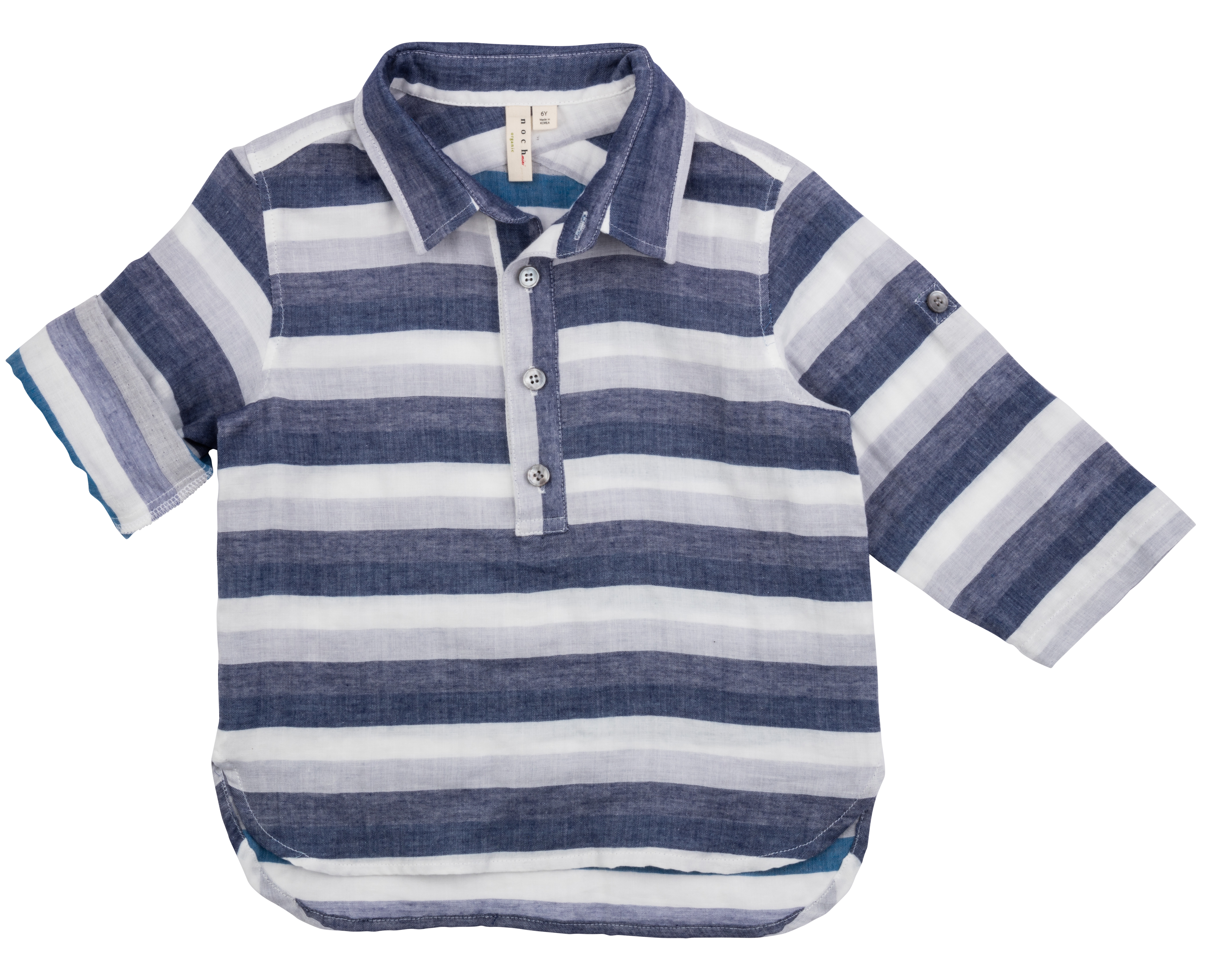 Camp Shirt - Blue Blanket Stripes 