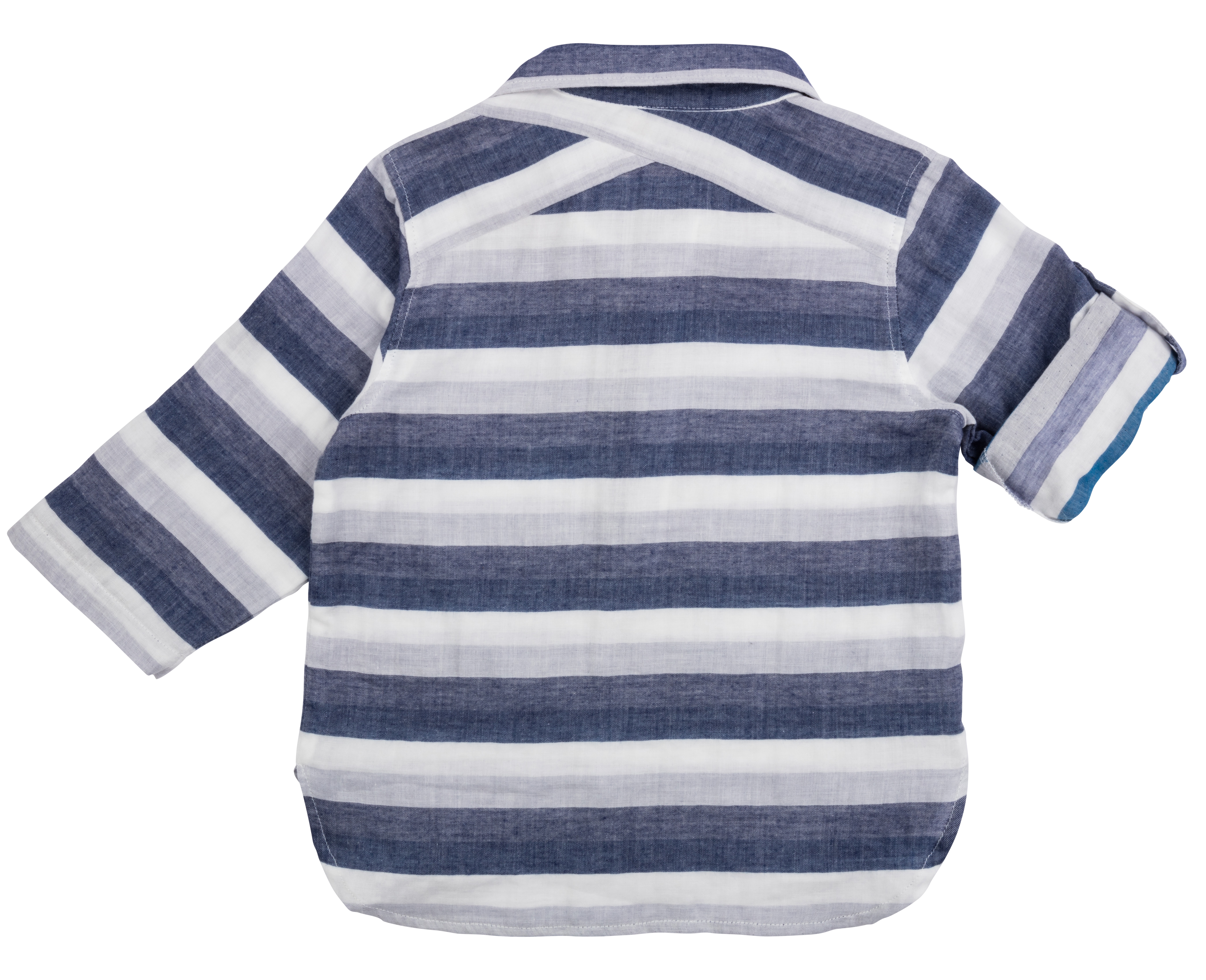 Camp Shirt - Blue Blanket Stripes 