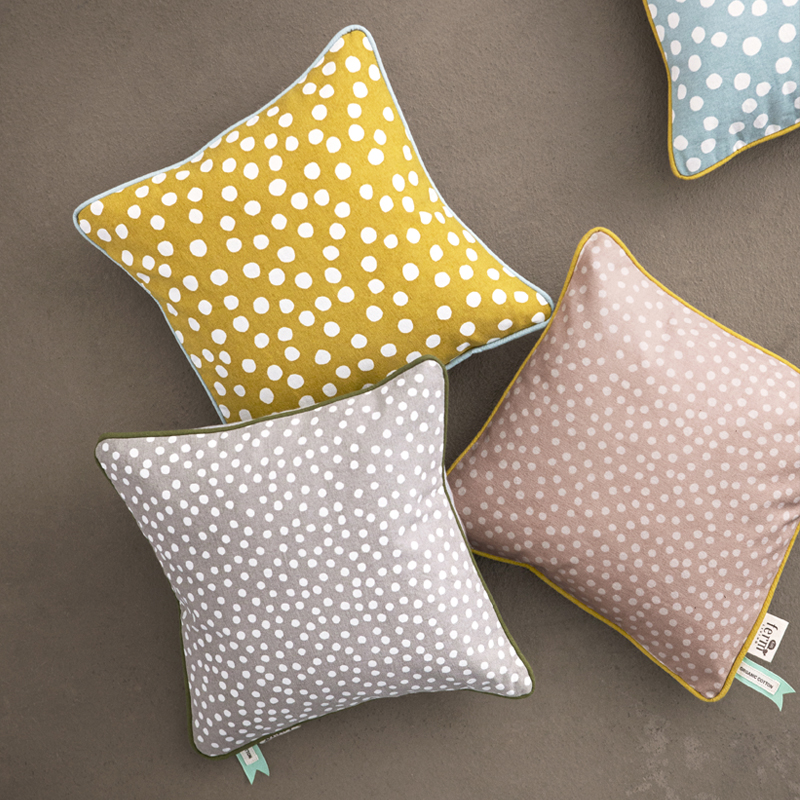 Dots Cushion - Curry