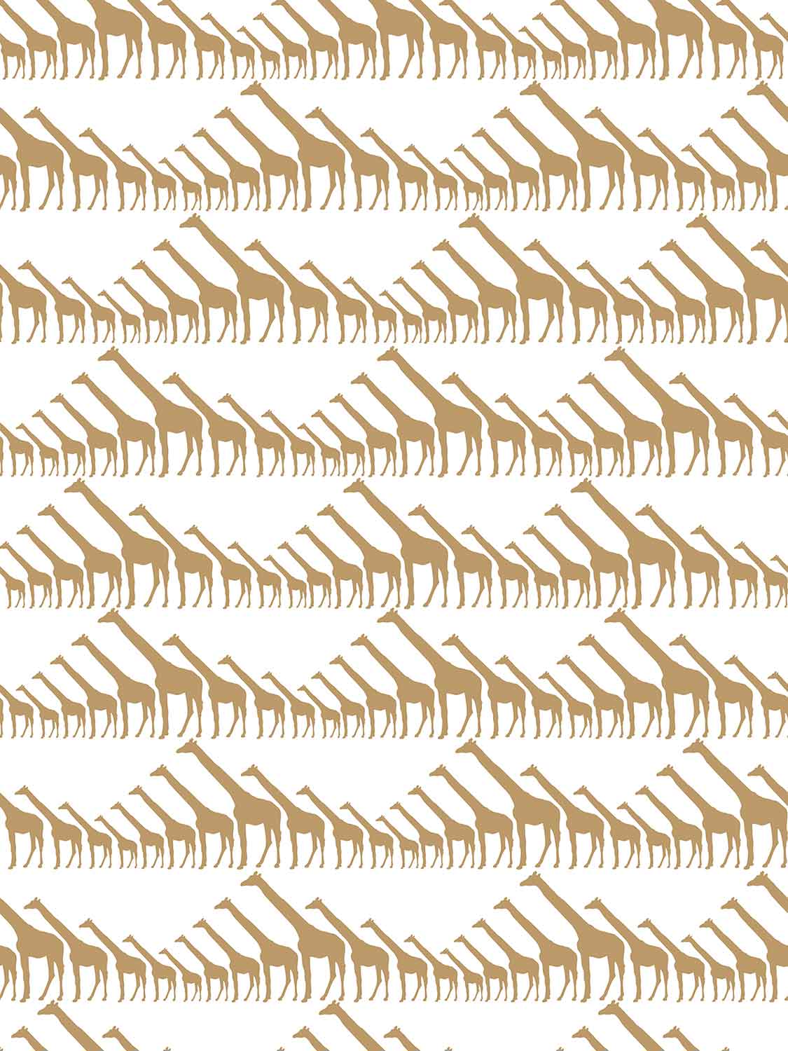 Giraffe | Gold Metallic