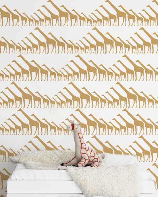 Giraffe | Gold Metallic