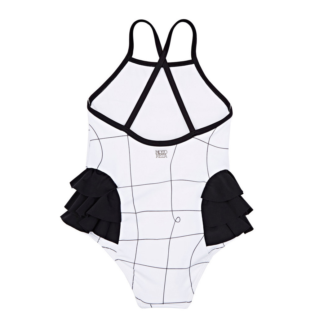  Grid Swimsuit 