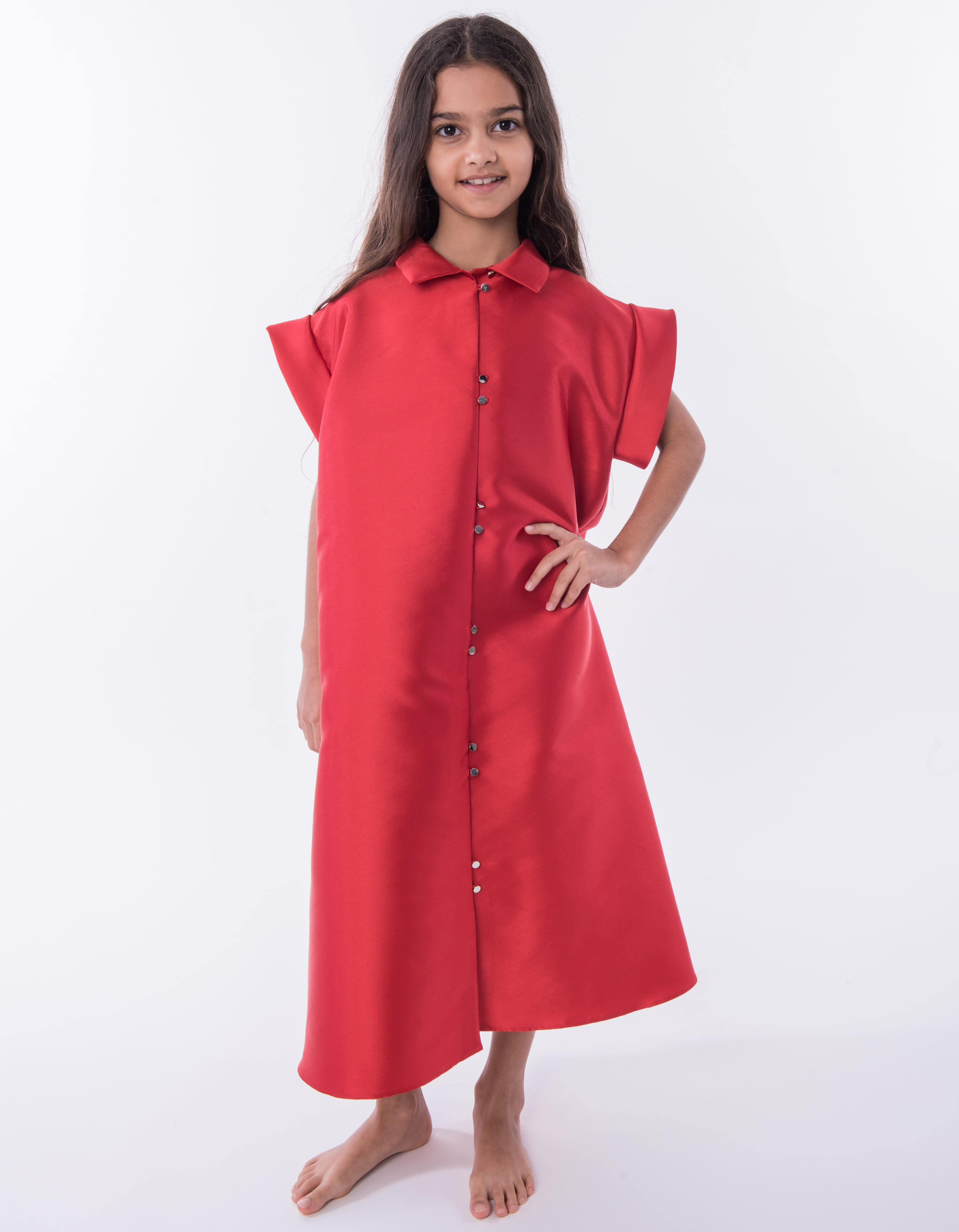                                                                                               IAMMAI - Red Kaftan 