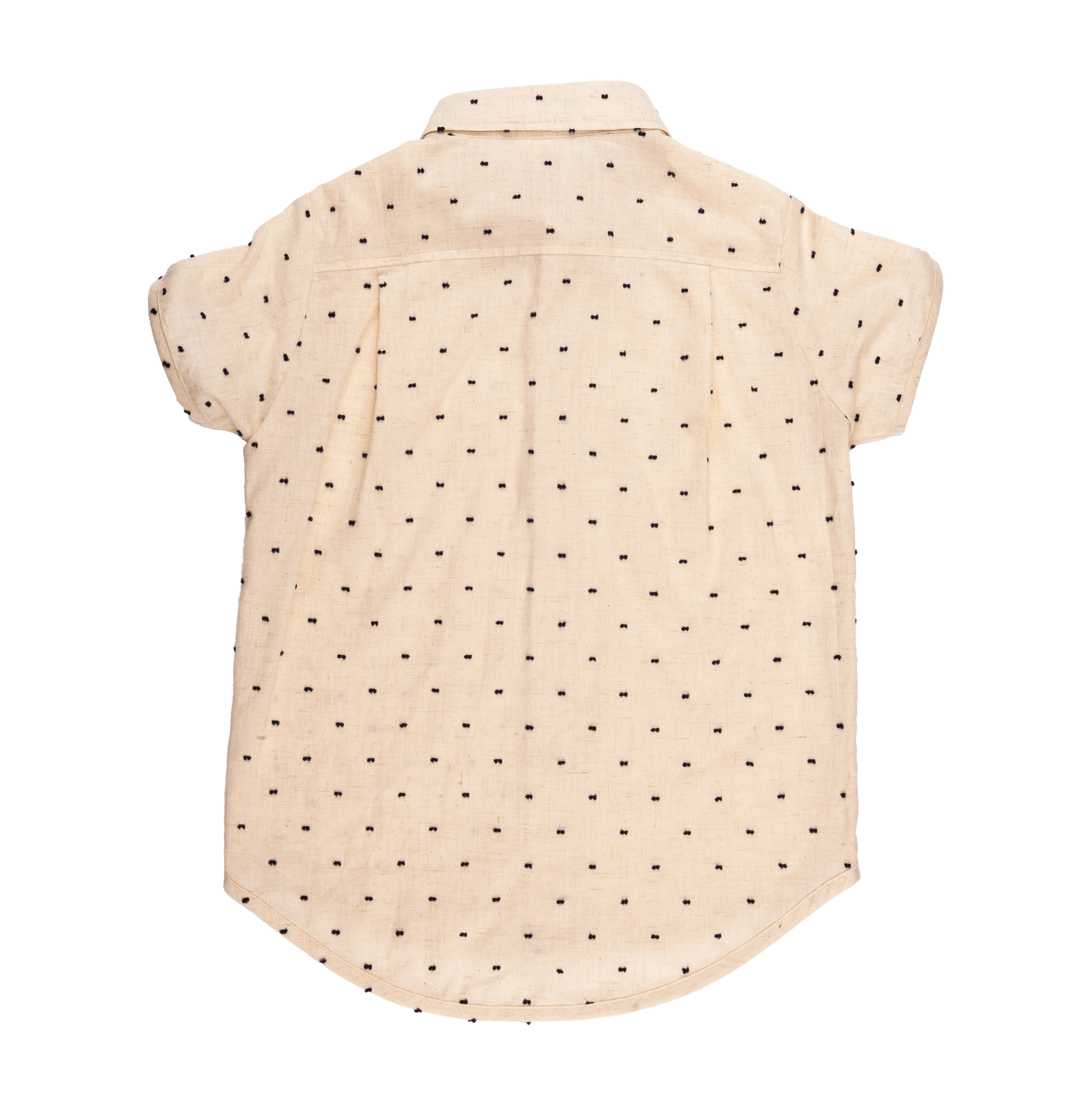 Navy Clip Dot Shirt