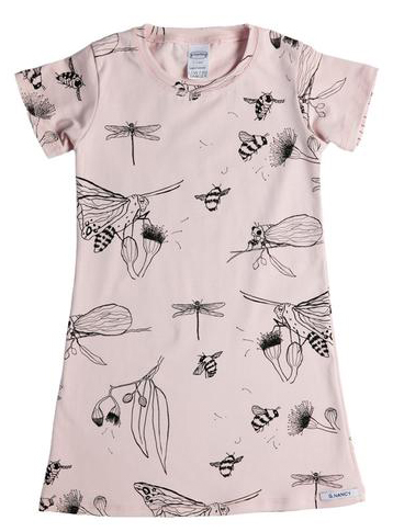 Rose Bug Shortsleeve Nightie 